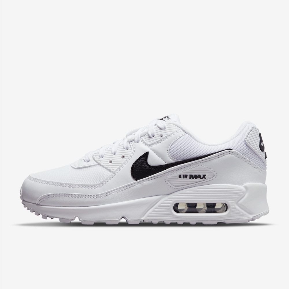 Nike Air Max 90 Shoes GIFT White with Black Detailing
